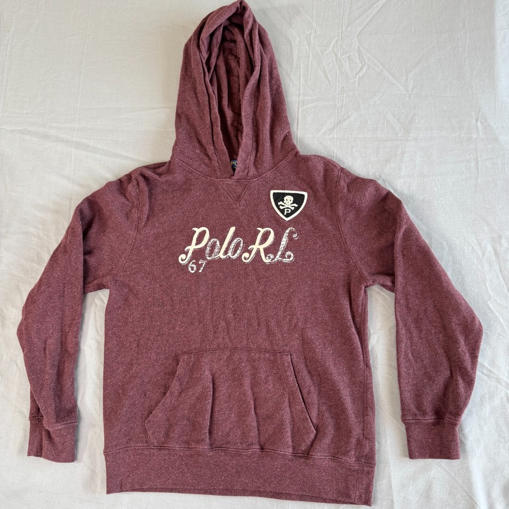Polo Ralph Lauren‎ Hoodie Pirate Sweater Size L 14-16 Boys Youth